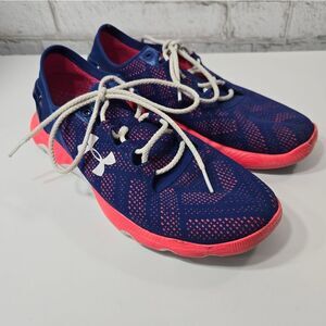 Under Armour Blue and Pink Athletic Shoes